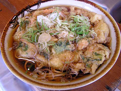 大きな天ぷら