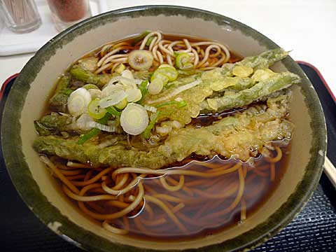 インゲンの天ぷらってのはけっこう美味いですね。