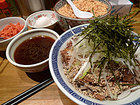 肉盛つけ蕎麦　大盛り　馳走麺 狸穴＠池袋