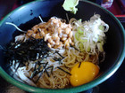 冷やし納豆そば　ゆで太郎＠神田錦町
