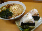 朝食セット　富士そば＠新宿